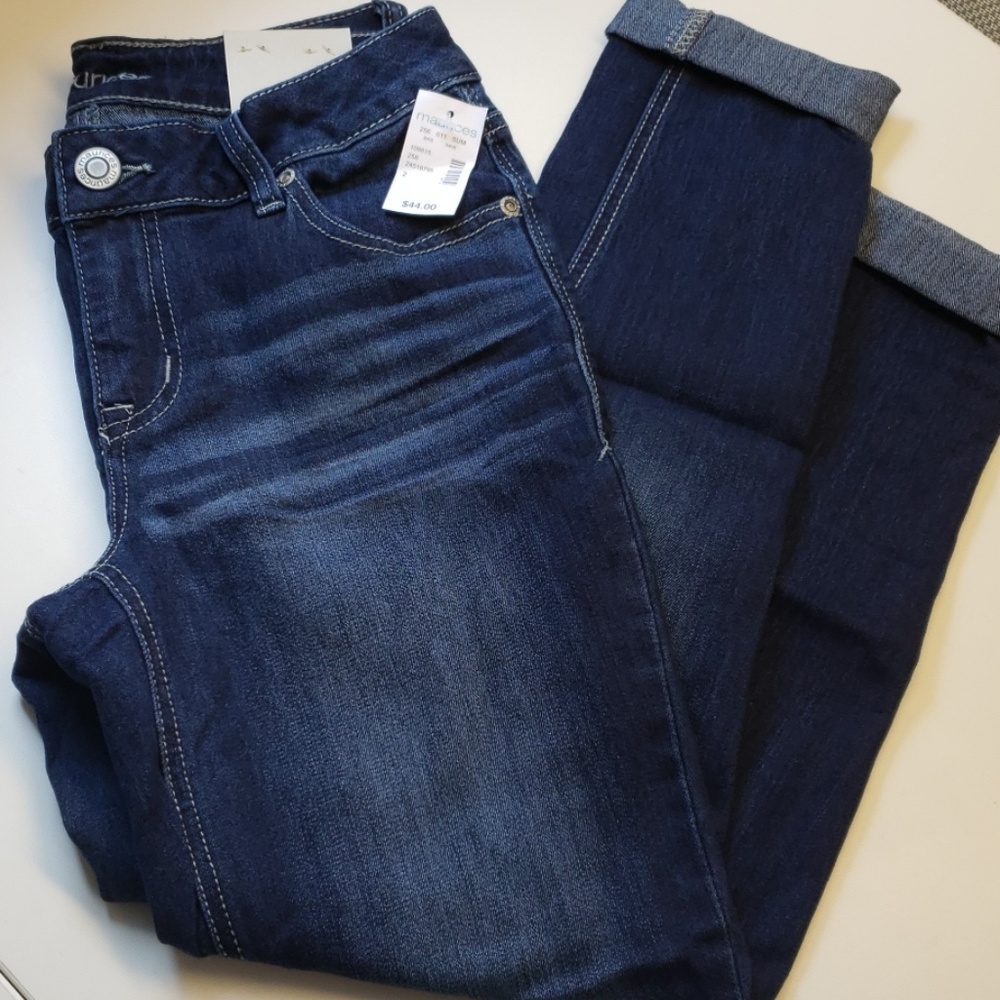 Maurice's thick stitch cropped jean - Picture 2 of 8